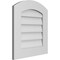 Ekena Millwork Arch Top Surface Mount PVC Gable Vent: Functional, w/ 3-1/2"W x 1"P Standard Frame, 20"W x 22"H GVPAR20X2201SF - alternate 3